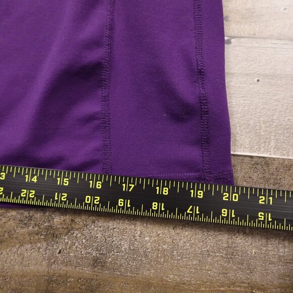 Athleta‎ Modra Halter Dress Women’s 6P Purple Built-In Bra Athleisure Bodycon - Picture 5 of 12